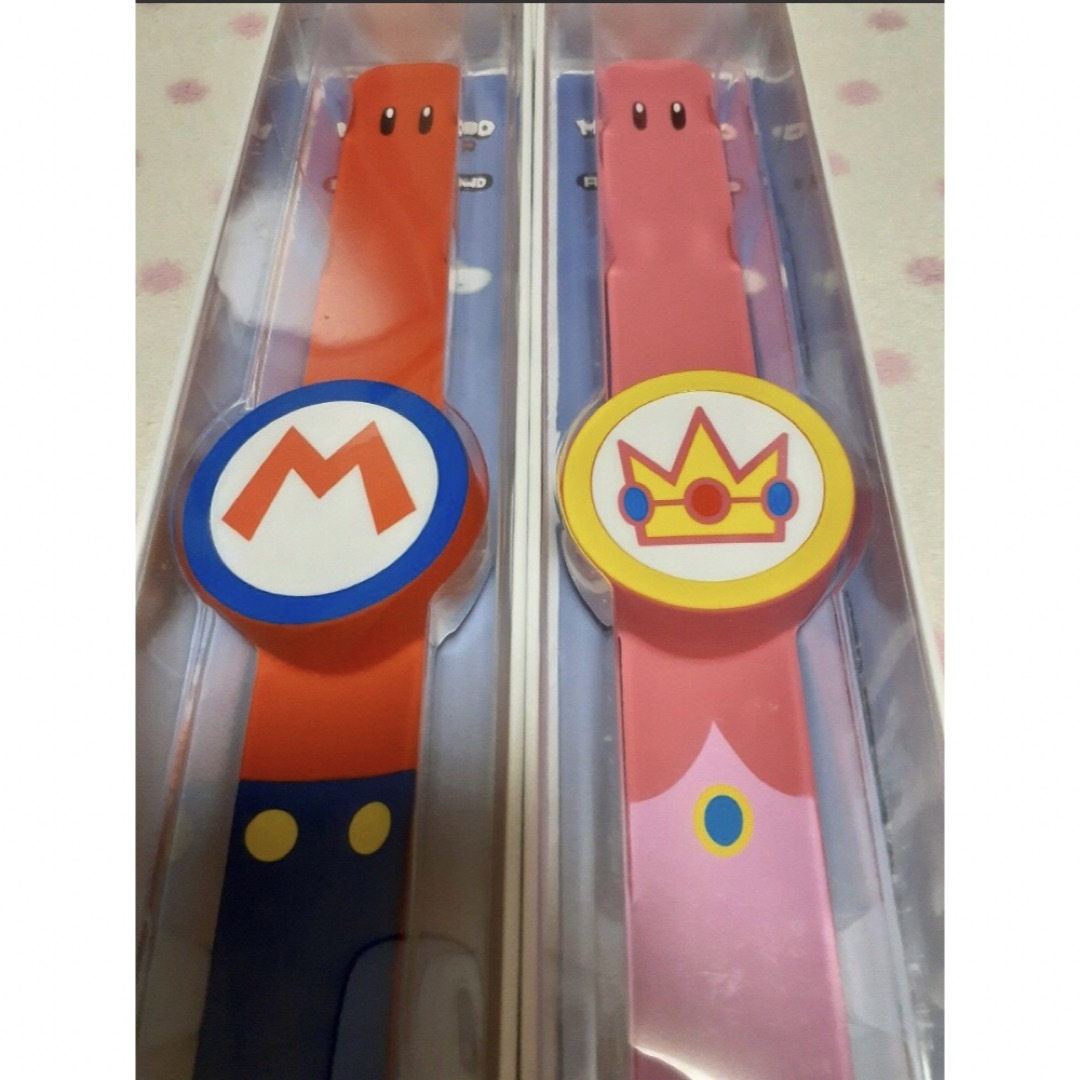 USJユニバ　パワーアップバンド 　マリオ　ピーチ2セット