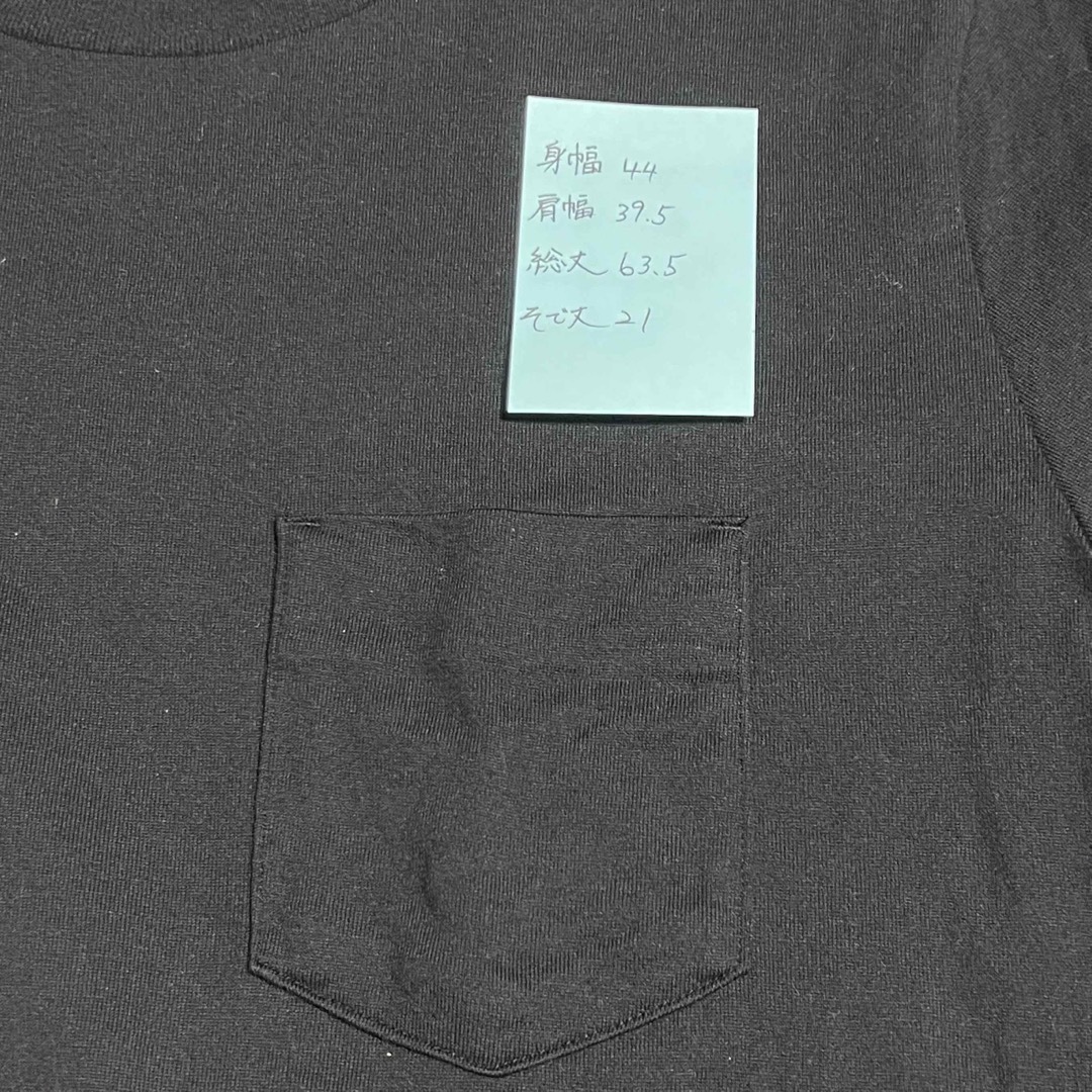 ZOZO(ゾゾ)のTシャツ　半袖　黒 メンズのトップス(Tシャツ/カットソー(半袖/袖なし))の商品写真