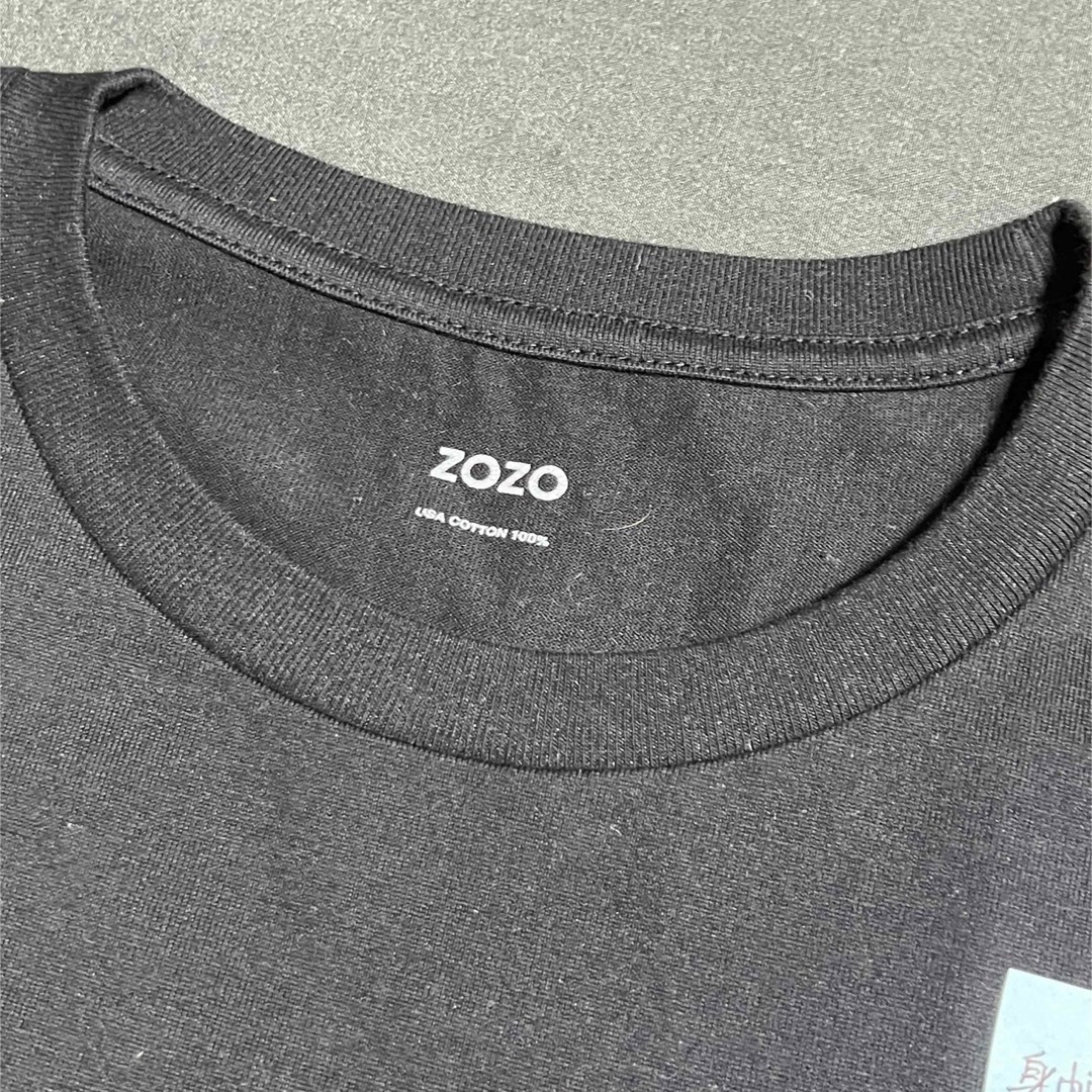 ZOZO(ゾゾ)のTシャツ　半袖　黒 メンズのトップス(Tシャツ/カットソー(半袖/袖なし))の商品写真