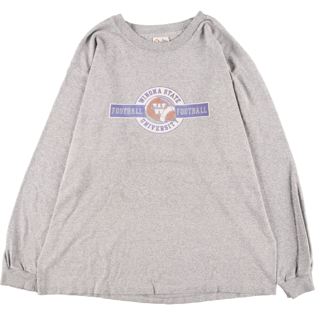 80年代 The Cotton Exchange カレッジ ロングTシャツ ロンT USA製 メンズXL ヴィンテージ /eaa364538