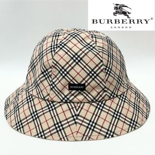 バーバリー(BURBERRY)の【新品】BURBERRYキッズ③最強リバーシブルノバチェック×ナイトライダーロゴ(帽子)