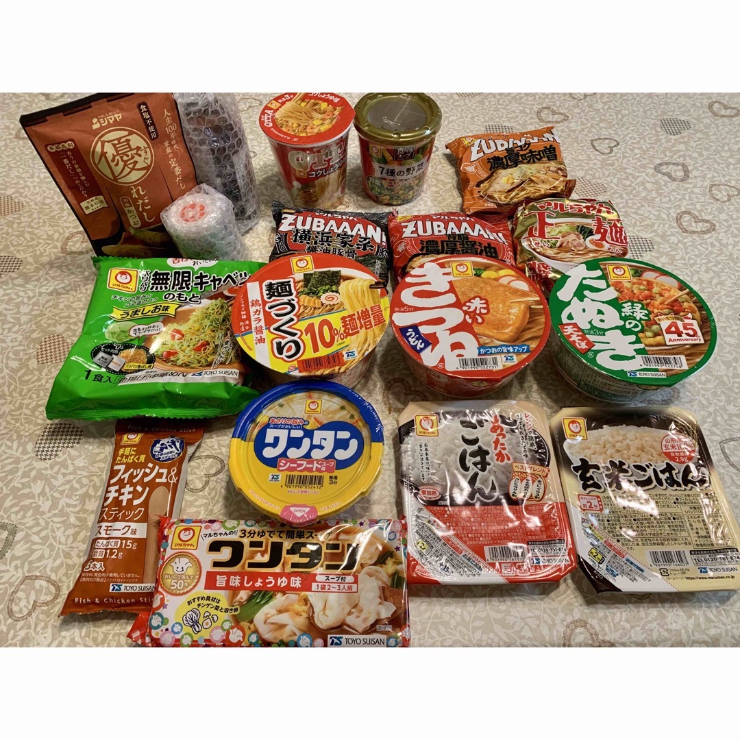 だぴ's　shop｜トウヨウスイサンならラクマ　3,000円相当の通販　まるちゃん食品セット　東洋水産　by