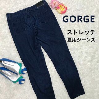 ゴージ(GORGE)のGORGE 薄手夏用ジーンズ　ストレッチ　スキニー　M(デニム/ジーンズ)