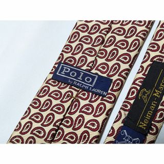 美品 希少 最初期ポロラルフローレン ネクタイ 圧倒的な英国手染めの