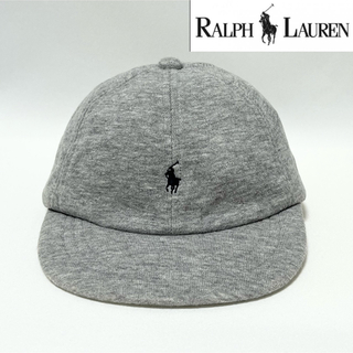 ポロラルフローレン(POLO RALPH LAUREN)の【新品】Polo Ralph Laurenキッズ用ポニーロゴスウェット地キャップ(帽子)
