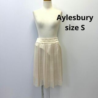 アリスバーリー(Aylesbury)のAylesbury アリスバーリー　シフォン　プリーツ加工スカート　sizeS(ひざ丈スカート)