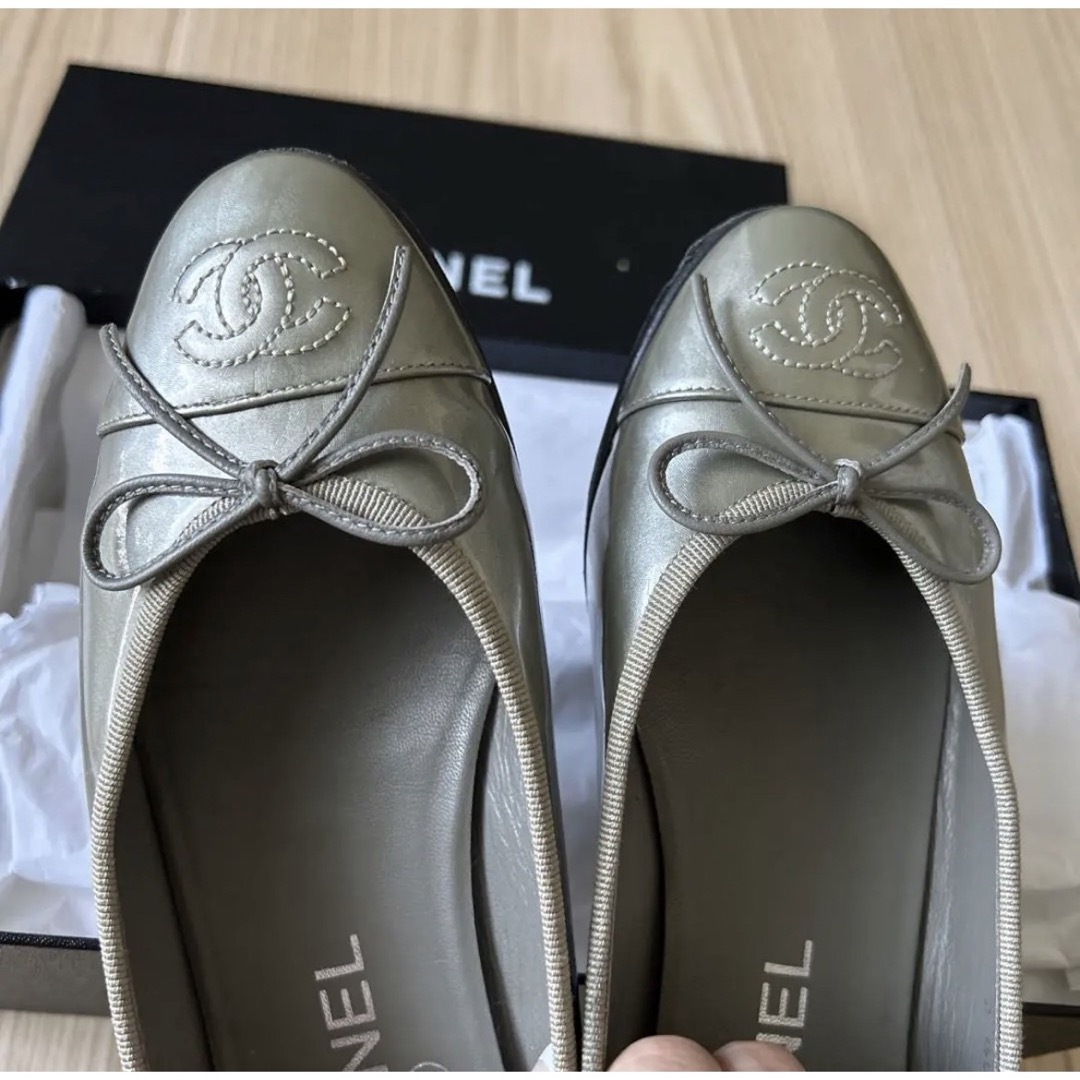 CHANEL - CHANEL バレリーナシューズ エナメル 35.5の通販 by brise