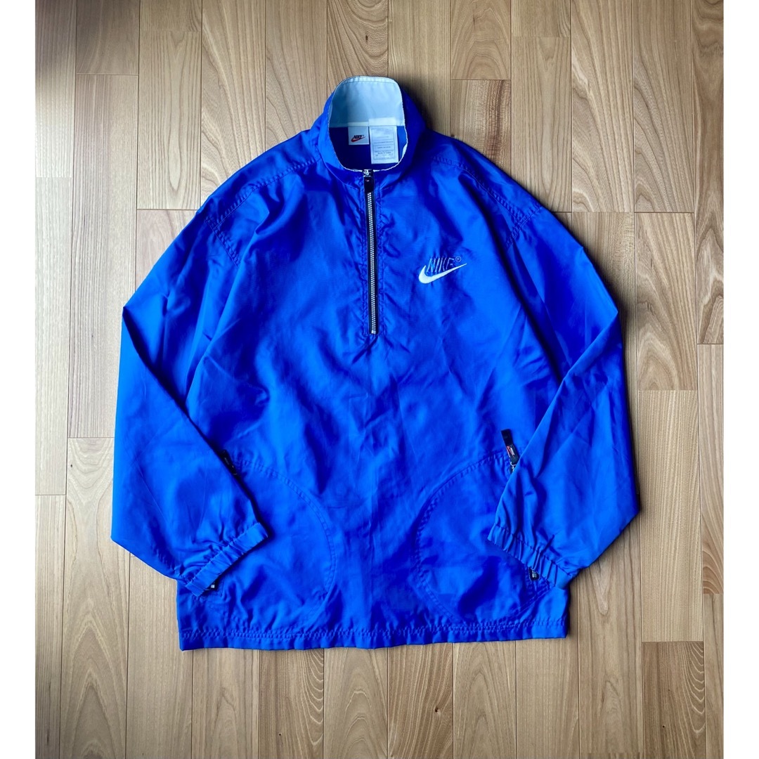 NIKE - 90s NIKE ナイキ ハーフジップ ナイロンジャケット プル