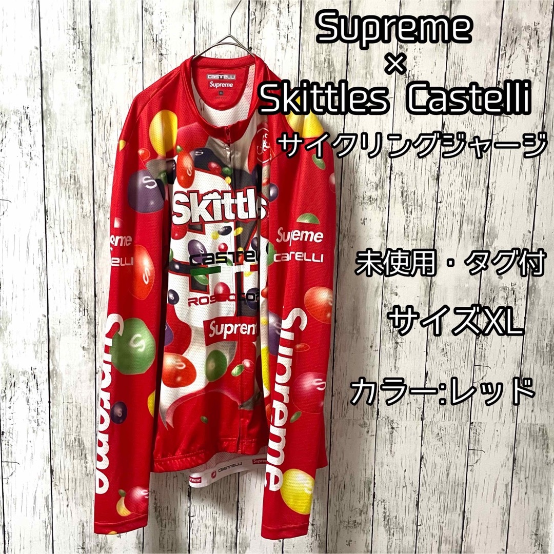 送料込み XLサイズ Supreme Castelli サイクリングジャージ-