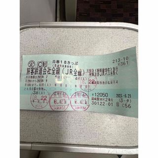 青春18切符　１回分(鉄道乗車券)