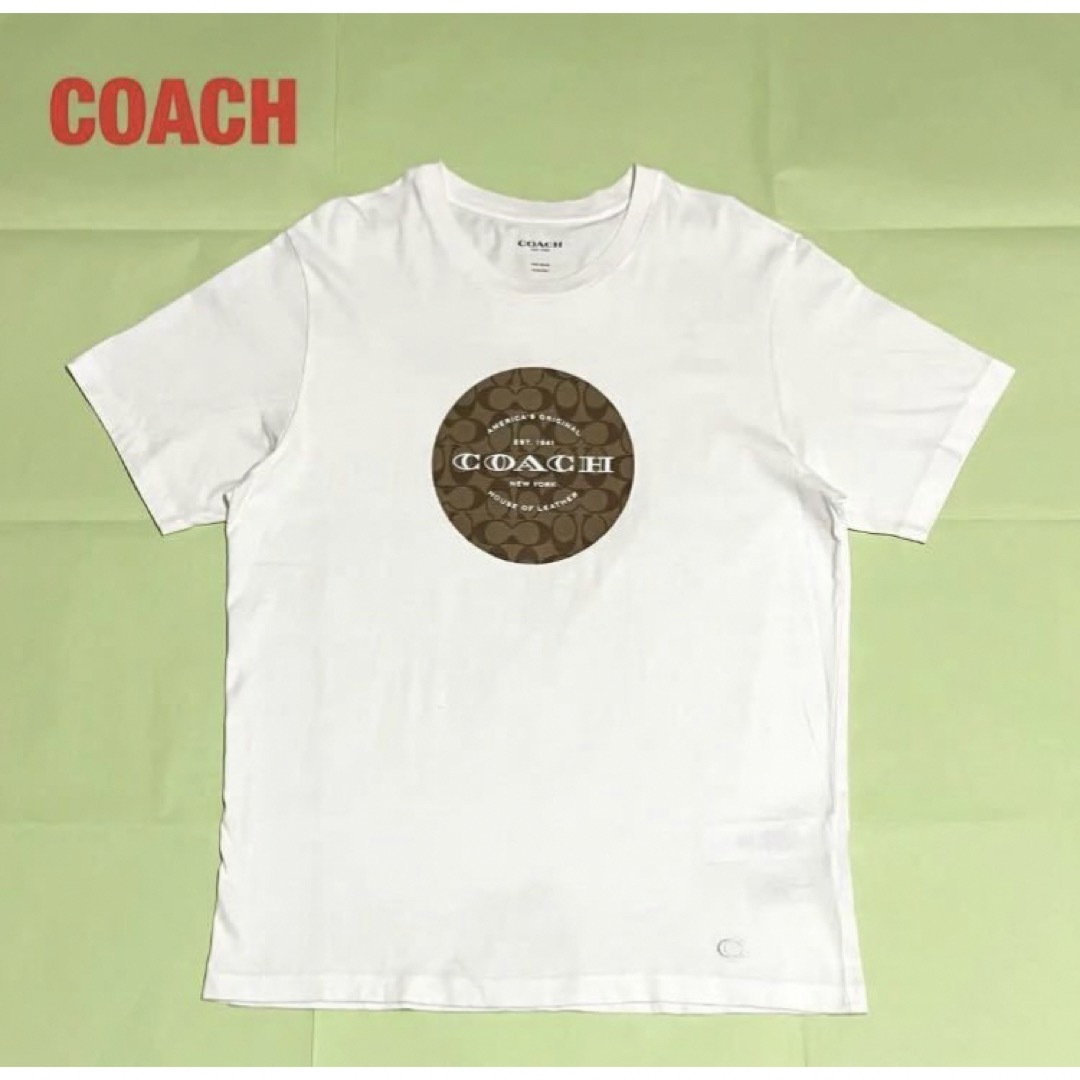 【人気】COACH　コーチ　ロゴTシャツ　半袖Tシャツ　シグネチャー　モノグラム | フリマアプリ ラクマ