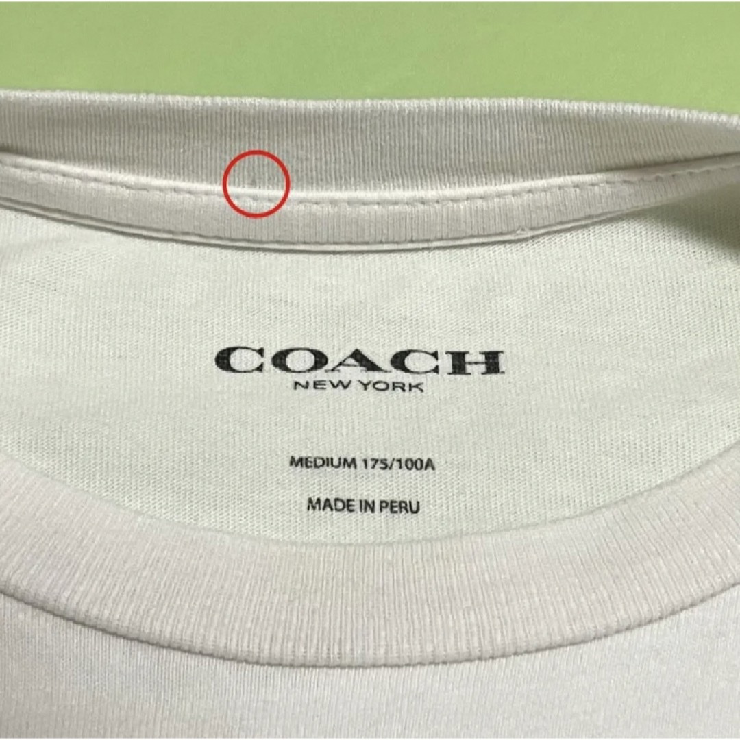 COACH グレー メンズTシャツ