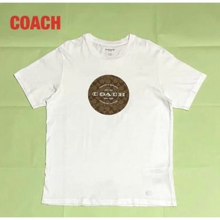 COACH グレー メンズTシャツ