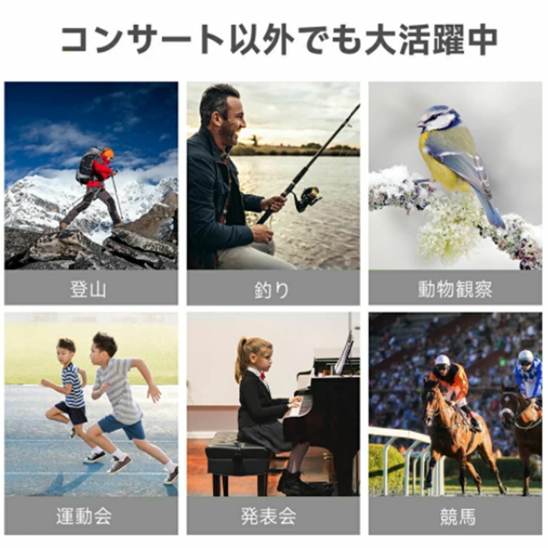 双眼鏡 高倍率 コンサート 望遠鏡 10×22 コンサート ライブ用 10倍 高 7