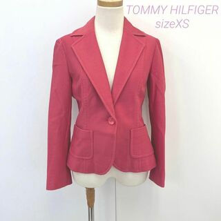 トミーヒルフィガー(TOMMY HILFIGER)のTOMMY HILFIGER レディース　春　ジャケット　size 0日本製(テーラードジャケット)