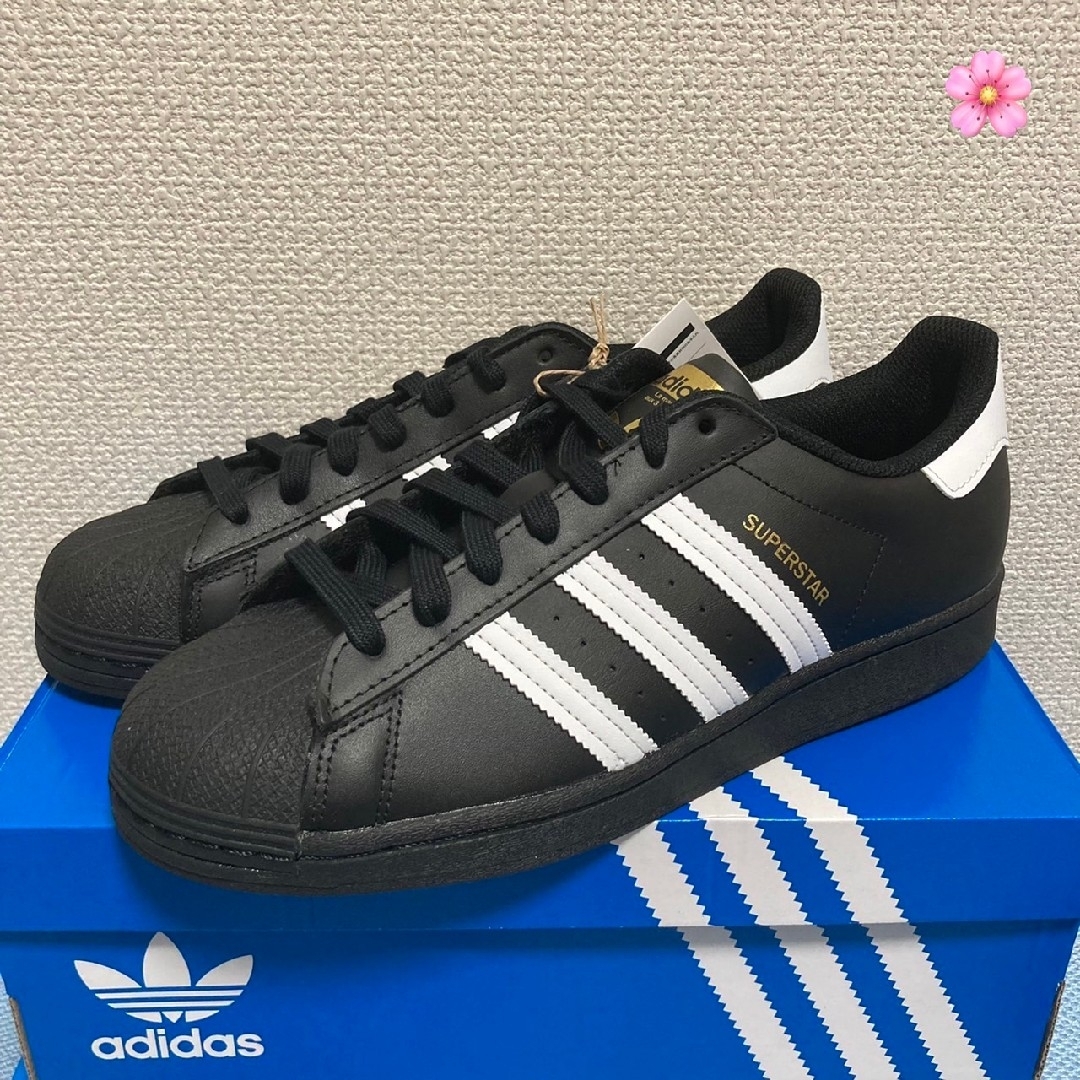 adidas superstar ブラック　26cm