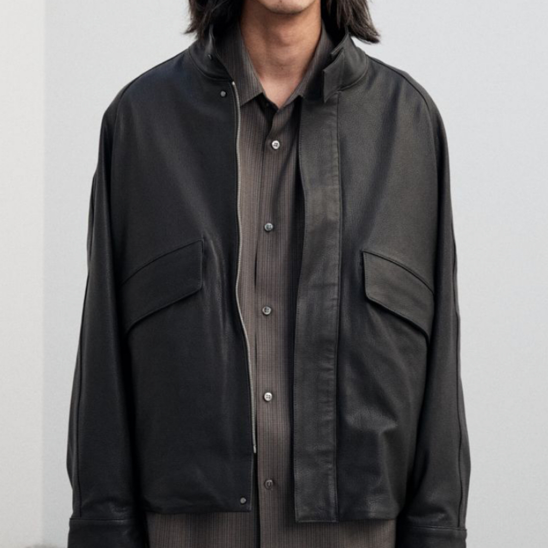 リドム VINTAGE GOAT RIDING BLOUSON - レザージャケット