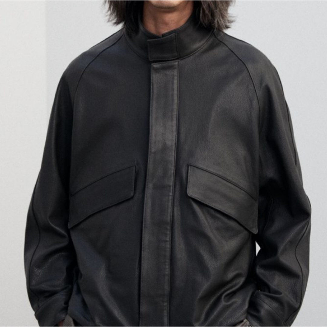 LIDNM(リドム)のリドム　VINTAGE GOAT RIDING BLOUSON メンズのジャケット/アウター(レザージャケット)の商品写真