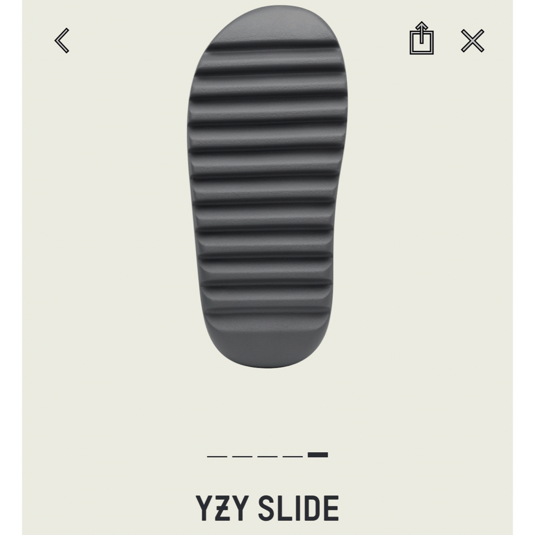 adidas YEEZY Slide Slate Grey スレートグレー