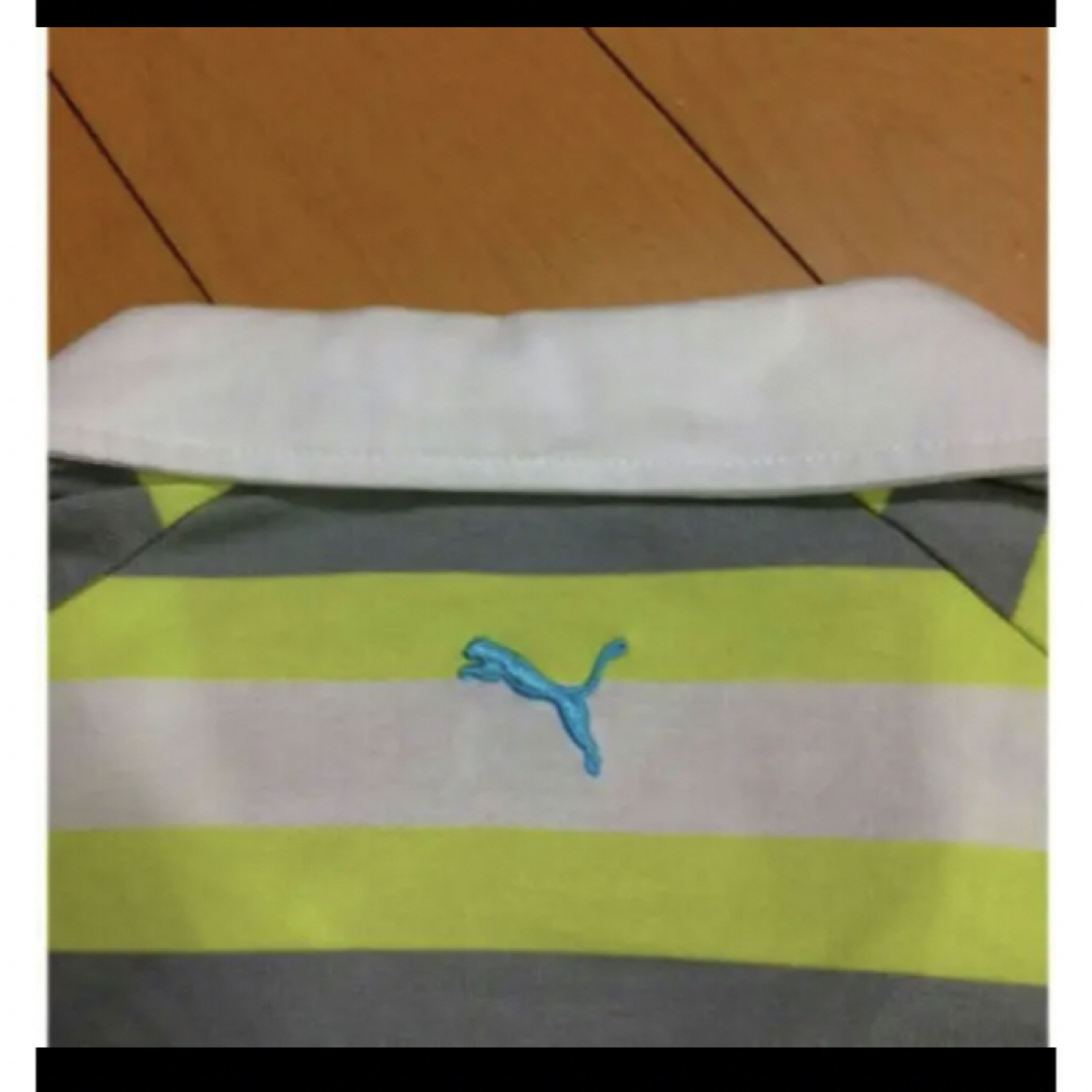 PUMA(プーマ)のPUMAボーダーコットンシャツ レディースのトップス(シャツ/ブラウス(半袖/袖なし))の商品写真