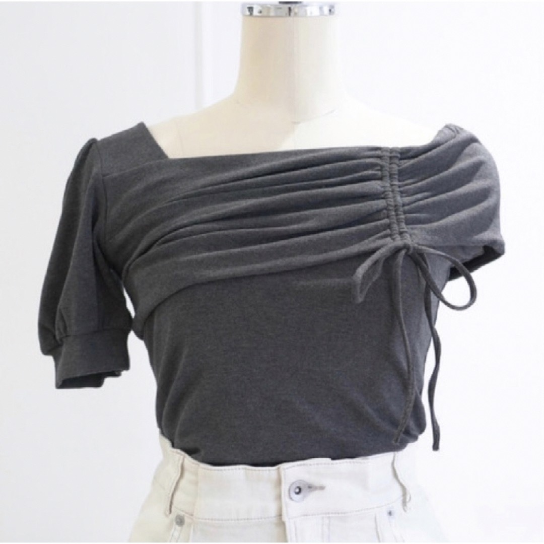 Her lip to  One-Shoulder Jersey Tops