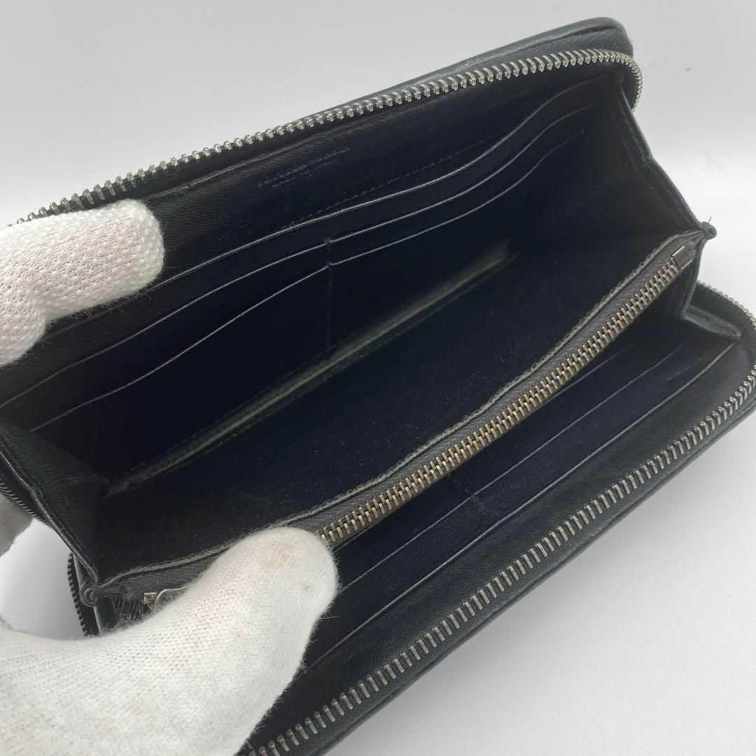 ボッテガヴェネタ BOTTEGA VENETA 長財布 黒 ブラック 財布 | www