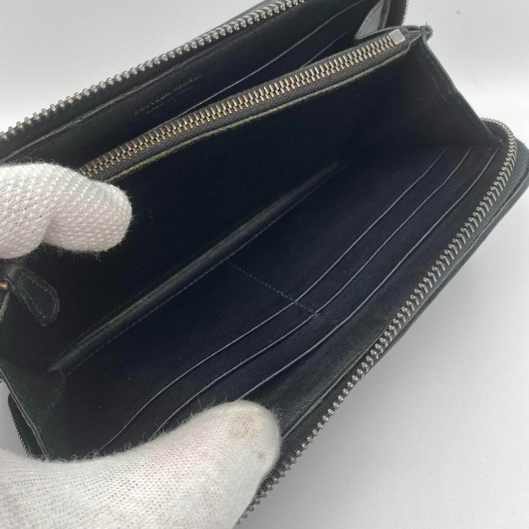 ボッテガヴェネタ BOTTEGA VENETA 長財布 黒 ブラック 財布 | www