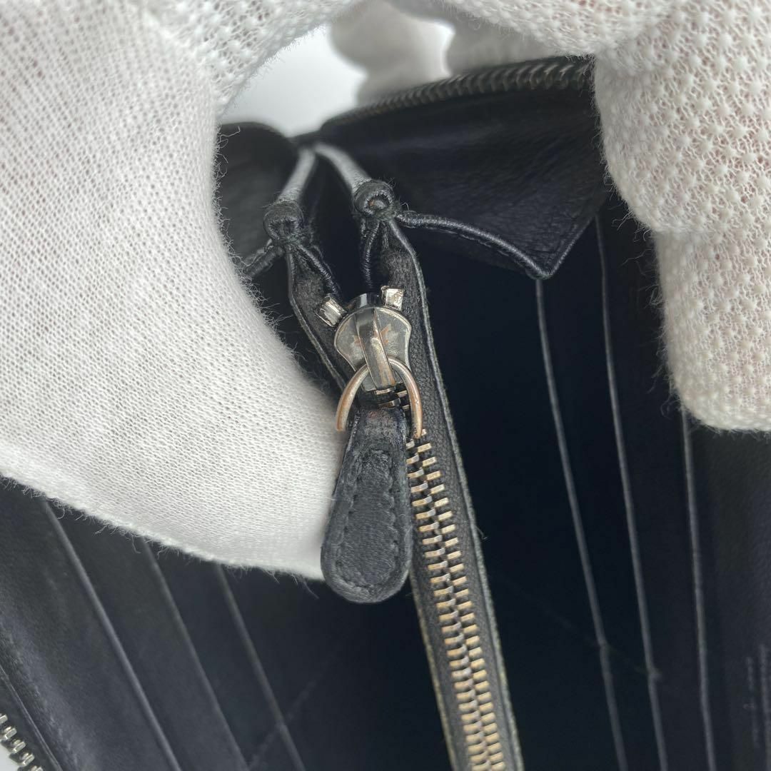 ボッテガヴェネタ BOTTEGA VENETA 長財布  黒 ブラック 財布