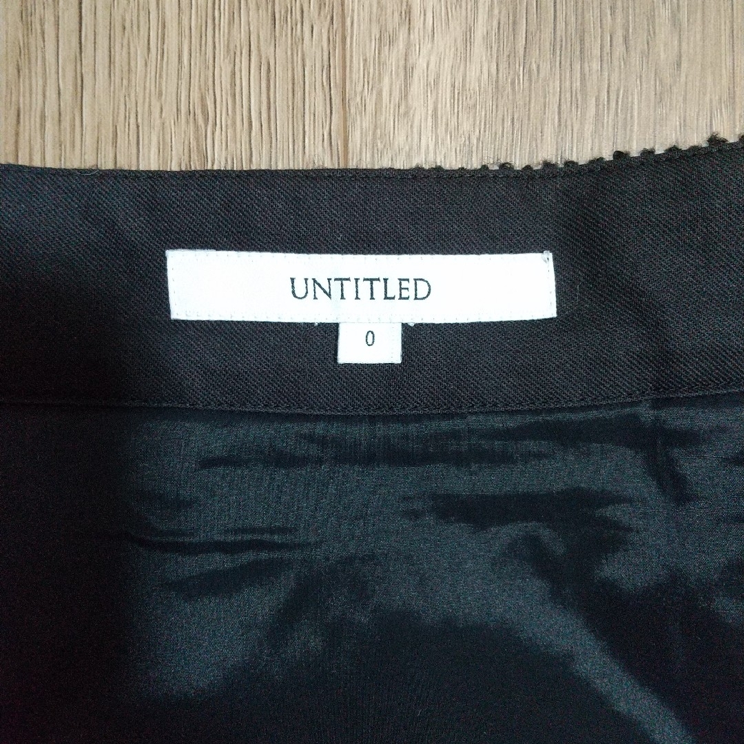 UNTITLED(アンタイトル)のアンタイトル 秋冬 ツイード 台形スカート XSサイズ レディースのスカート(ひざ丈スカート)の商品写真