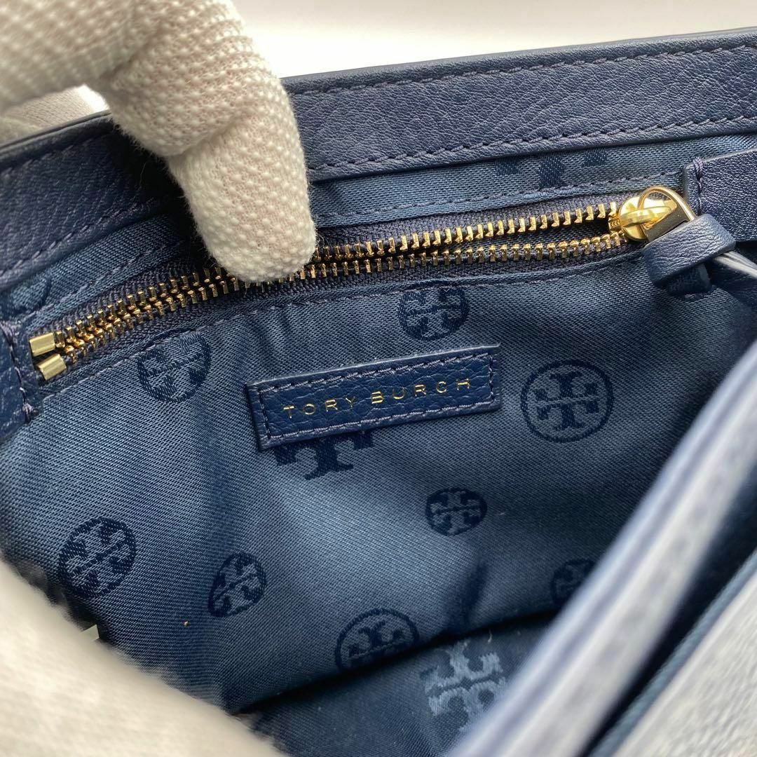 Tory Burch(トリーバーチ)のトリーバーチ TORY BURCH ショルダーバック バック マリオン 青 レディースのバッグ(ショルダーバッグ)の商品写真