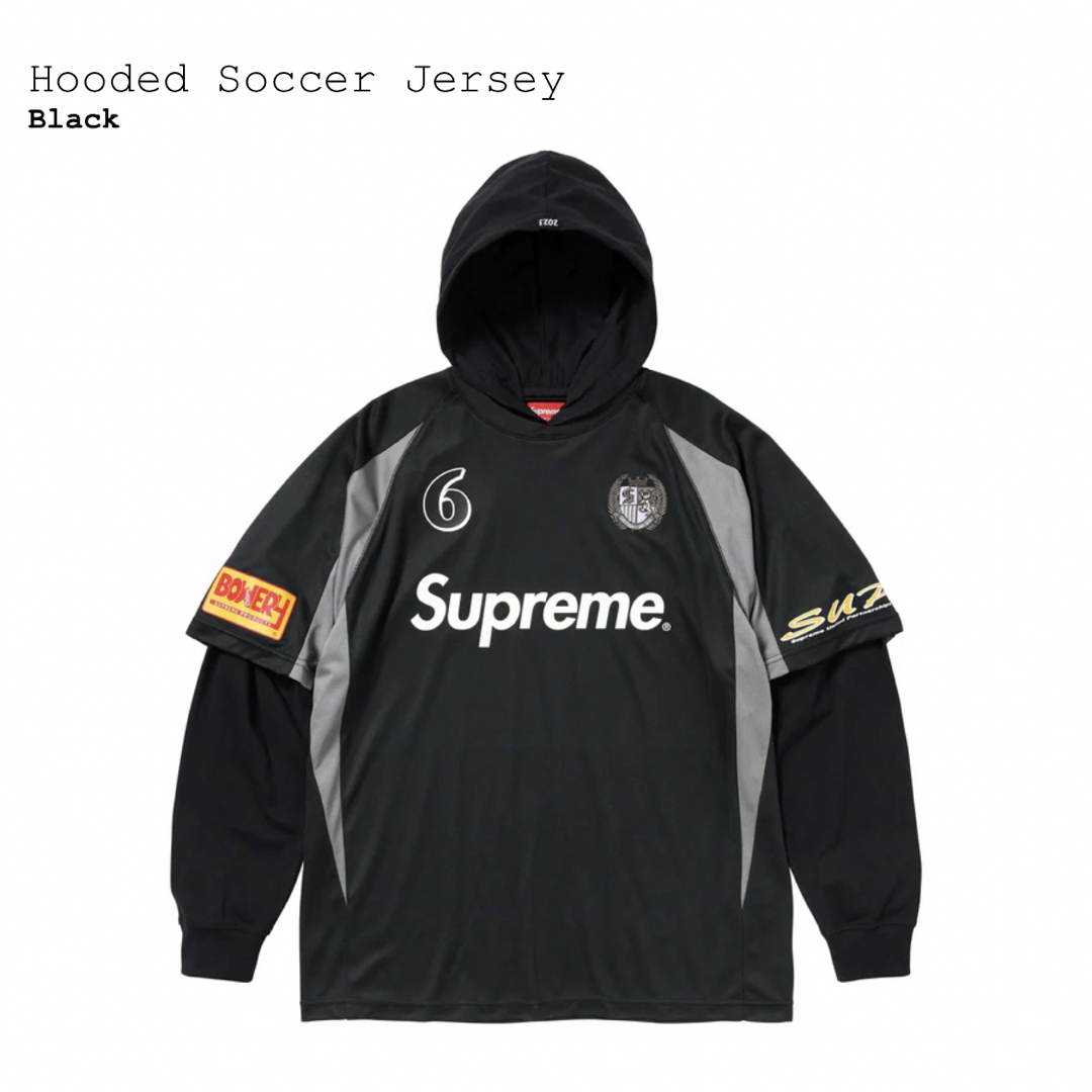 当店の記念日 Supreme Hooded Bright Soccer – Jersey size M Men