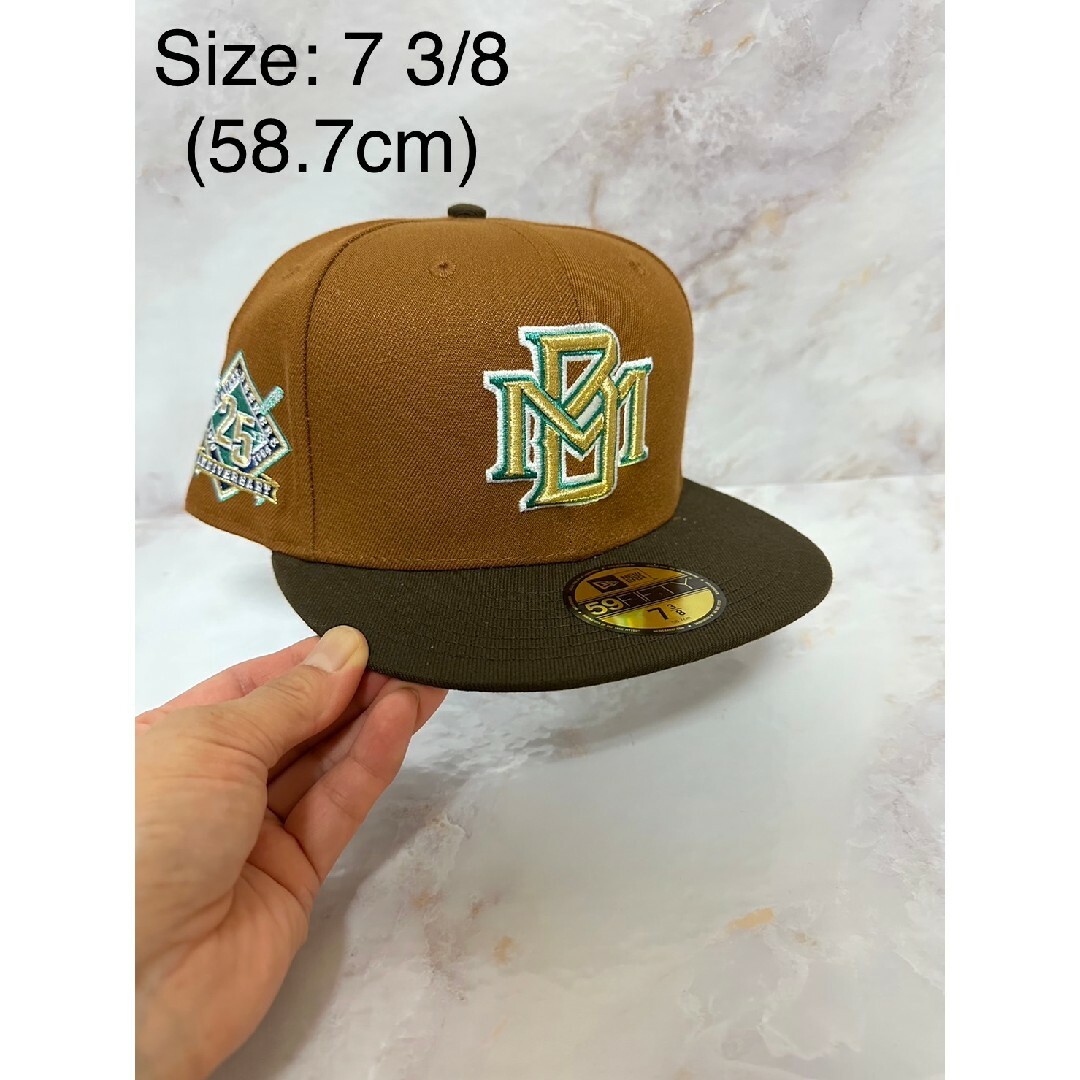 NEW ERA(ニューエラー)のNewera 59fifty ミルウォーキーブルワーズ 25thアニバーサリー メンズの帽子(キャップ)の商品写真