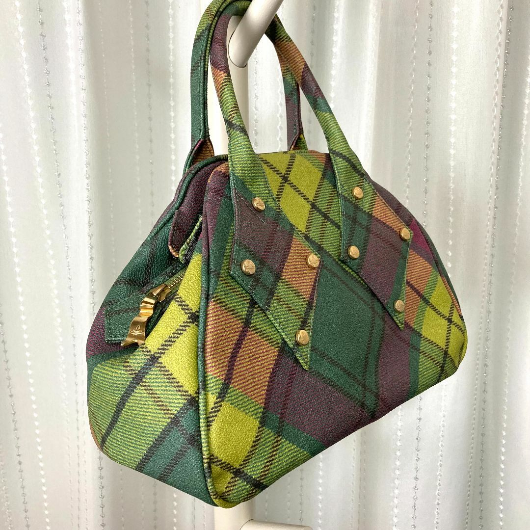 Vivienne westwood　チェック柄ヤスミン　グリーン