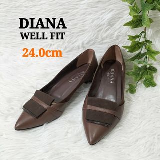 ダイアナ(DIANA)のDIANA WELLFIT ダイアナ ウェルフィット パンプス スウェード切替(ハイヒール/パンプス)