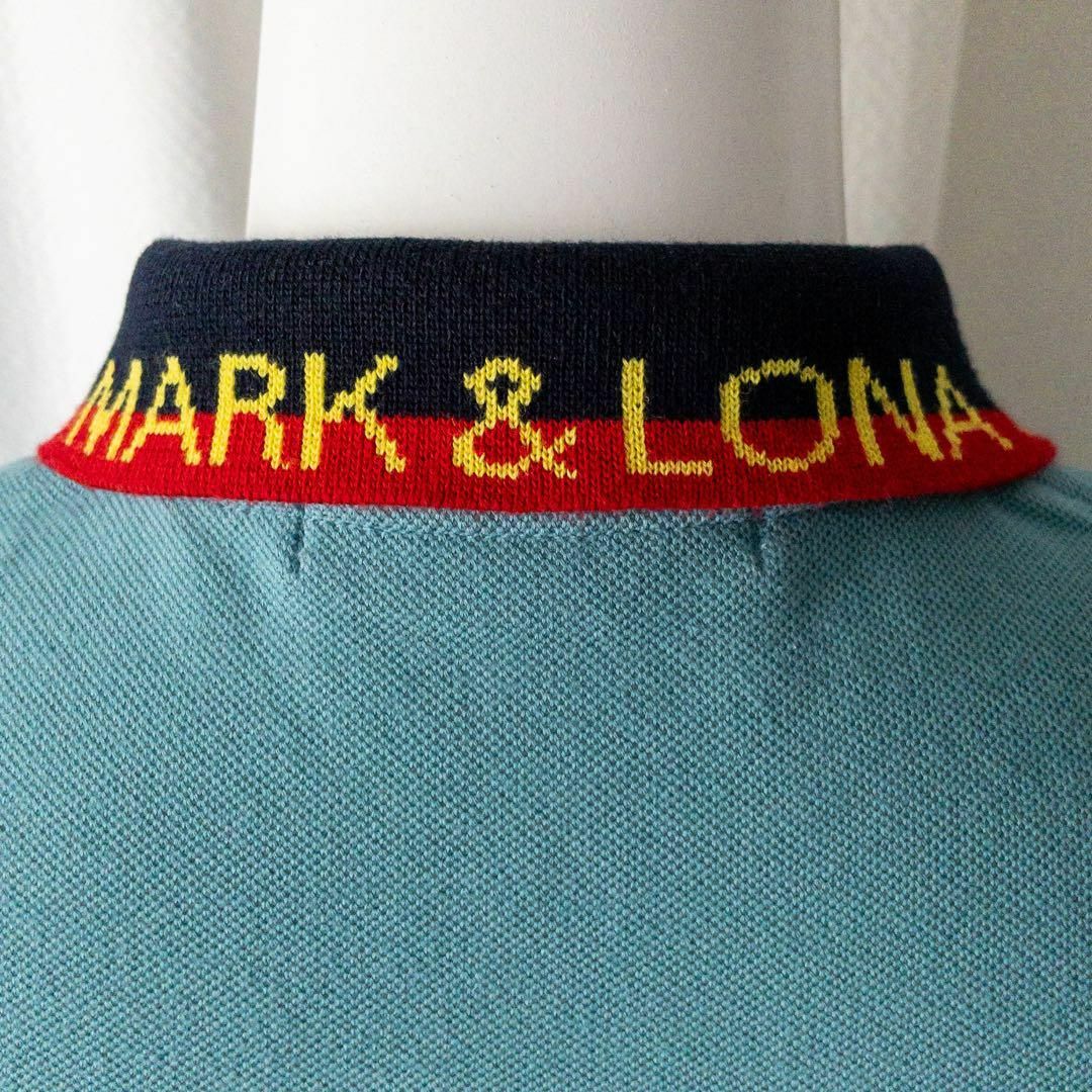 MARK&LONA マークアンドロナ　ポロシャツ　ゴルフウエア　スカル　ドクロ 5