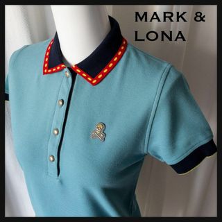 マークアンドロナ(MARK&LONA)のMARK&LONA マークアンドロナ　ポロシャツ　ゴルフウエア　スカル　ドクロ(ウエア)