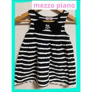 メゾピアノ(mezzo piano)のmezzo piano ノースリーブ　120(Tシャツ/カットソー)