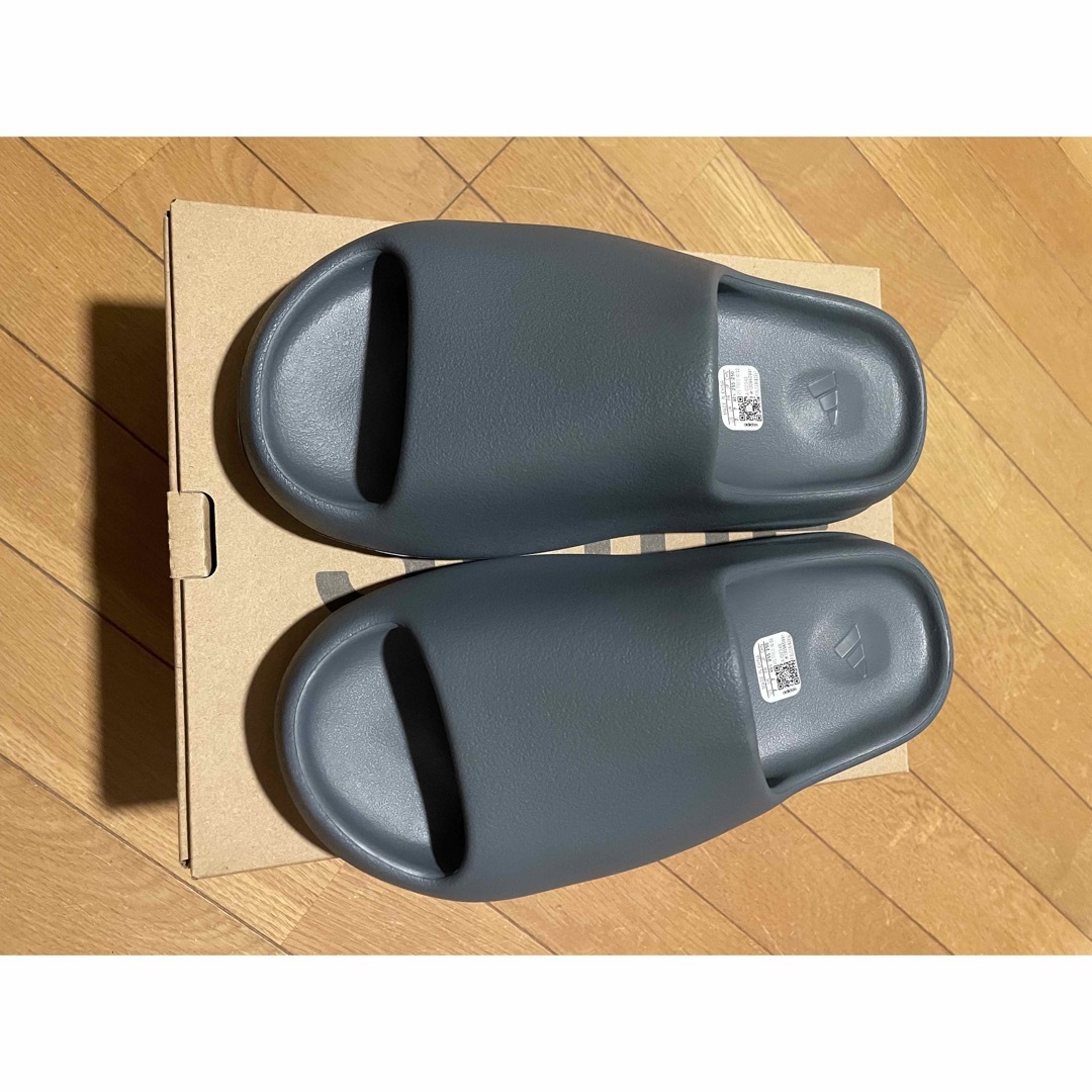 25.5cm adidas YEEZY SLIDE SLATE MARINE