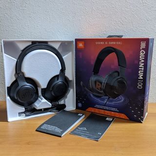 JBL QUANTUM 100 ゲーミングヘッドセット/ヘッドホン　国内正規品(ヘッドフォン/イヤフォン)