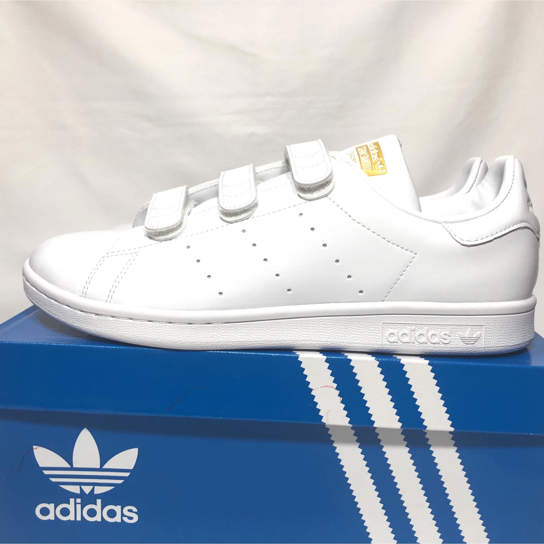 adidas(アディダス)の【新品】アディダス スタンスミス スニーカー ベルクロ ホワイト 24.0 メンズの靴/シューズ(スニーカー)の商品写真