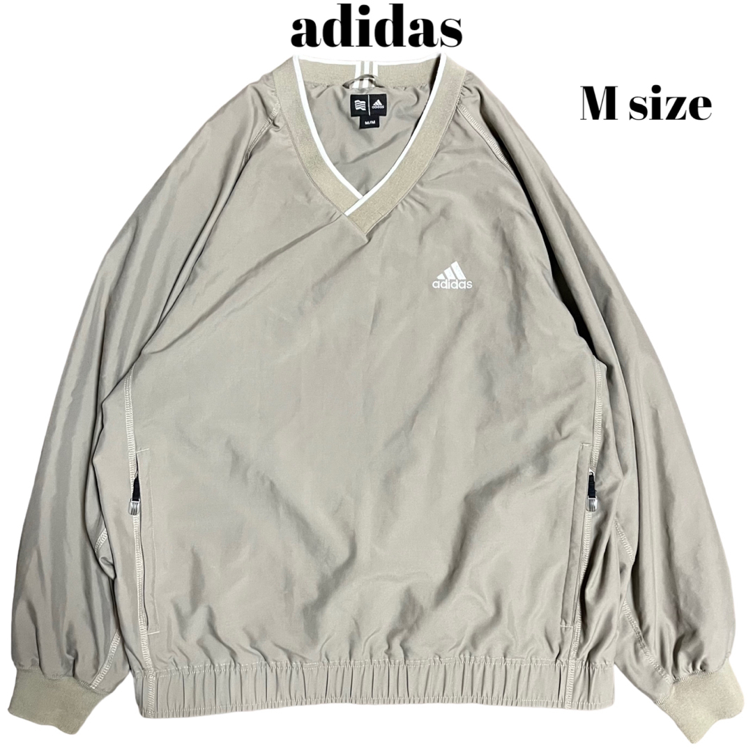 Y2K Adidas ナイロン プルオーバー ジャケット ジャージ テック