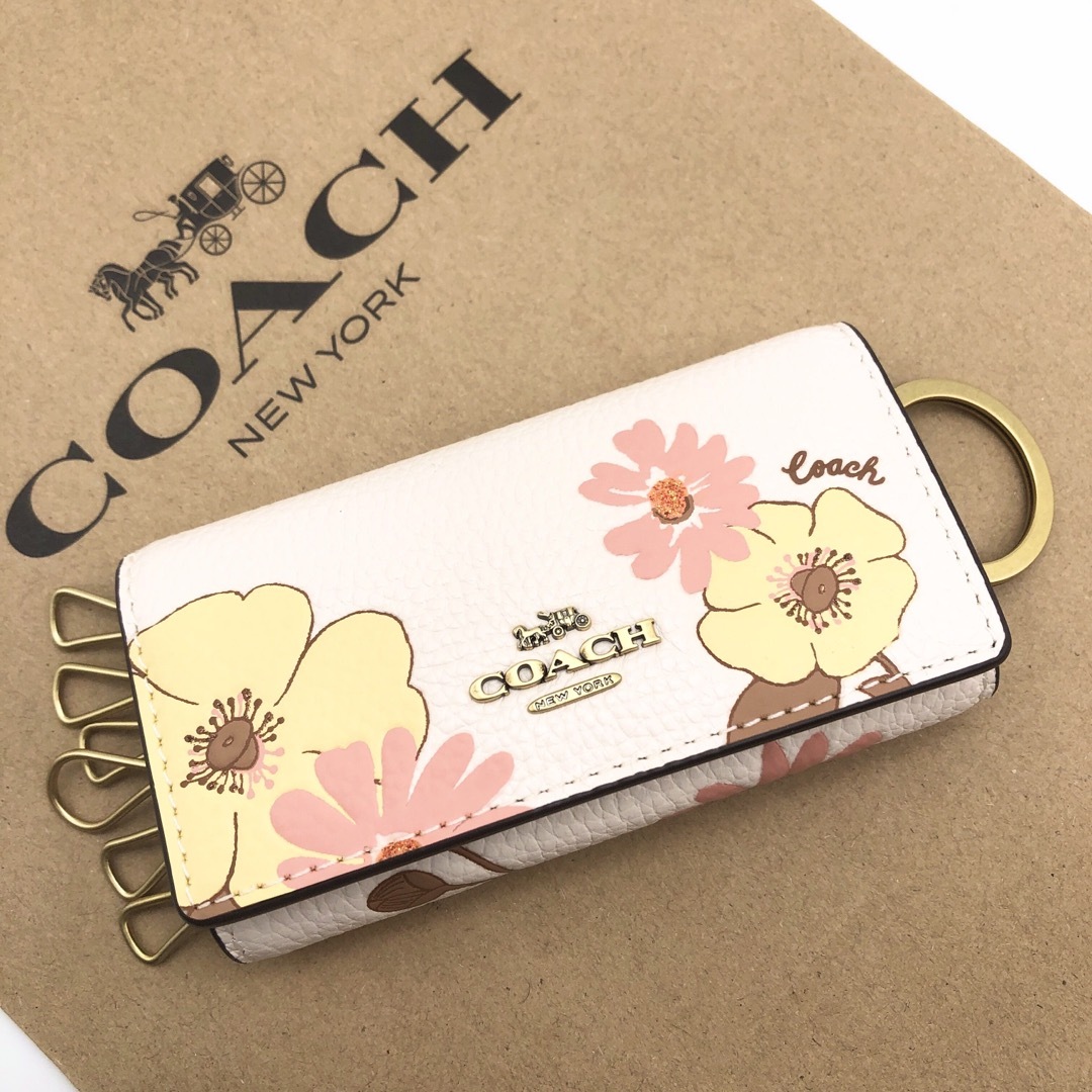 COACH - 【COACH☆日本限定】新品!6 リング キー ケース ウィズ