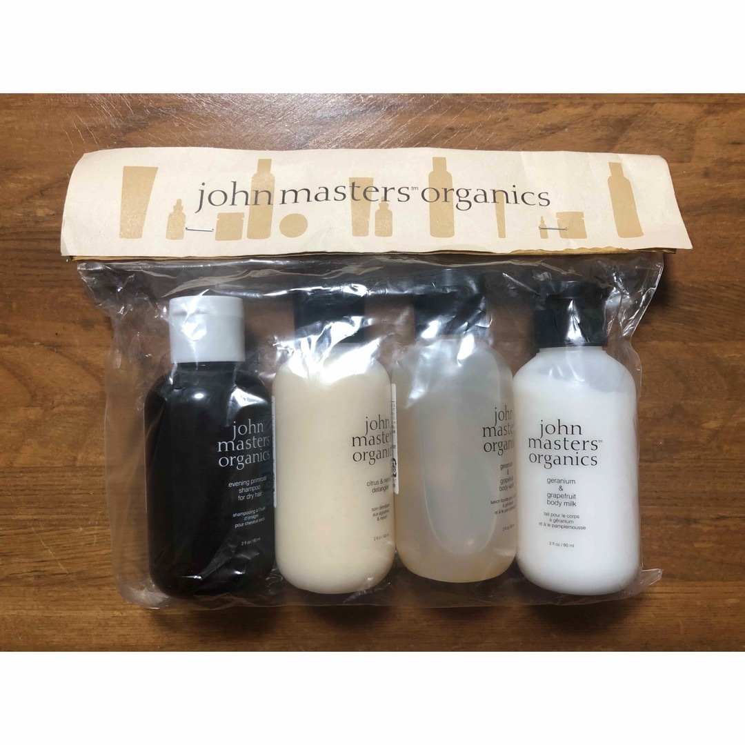 新品・未使用 John Masters Organicsトラベル4点セット