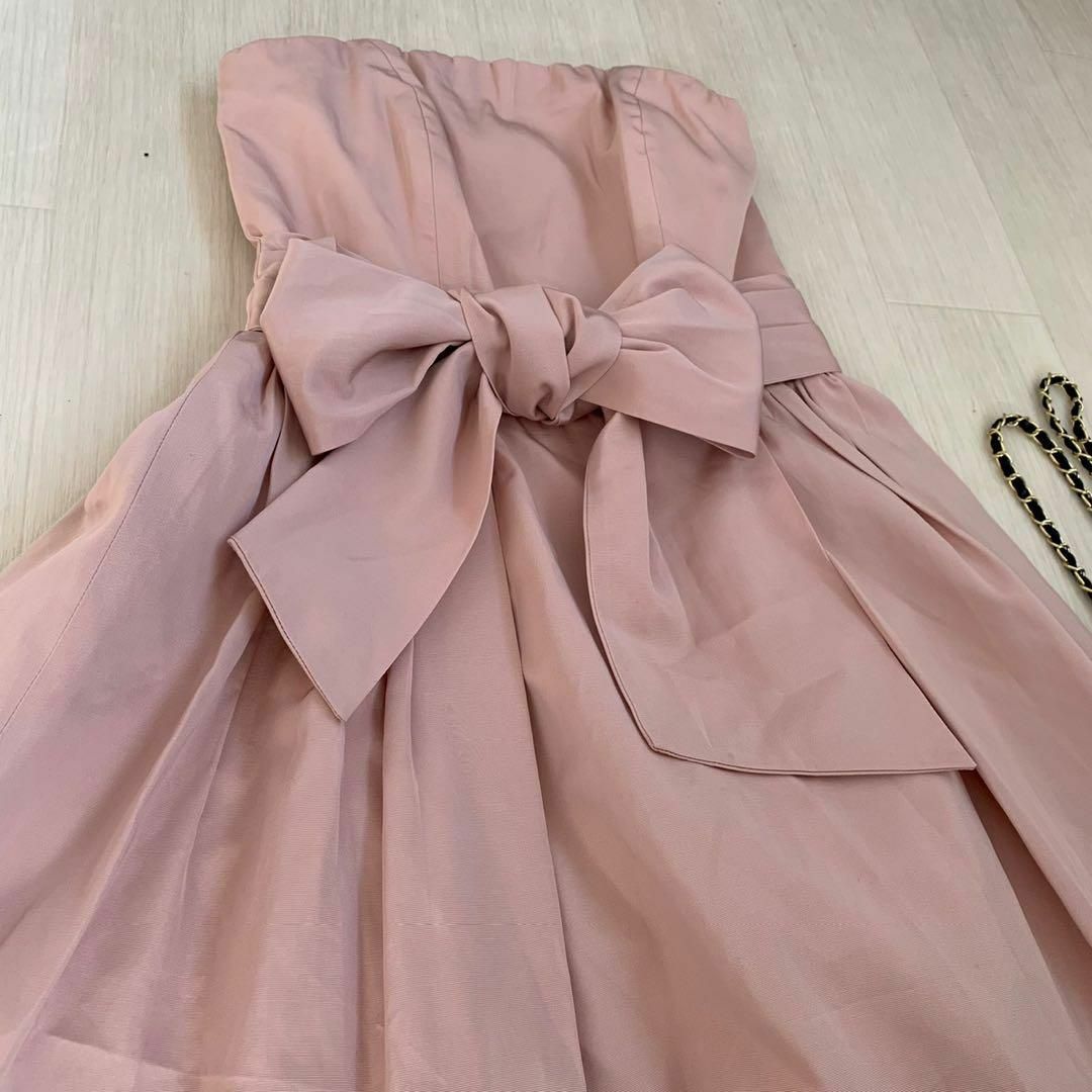 JUSGLITTY(ジャスグリッティー)のJUSGLITTY ジャスグリッティー　ドレス　お呼ばれドレス　1サイズ　ピンク レディースのワンピース(ミニワンピース)の商品写真