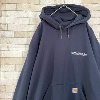 カーハート(carhartt)のカーハート RD パーカー プルオーバー 企業ロゴ 刺繍 2XL.(パーカー)