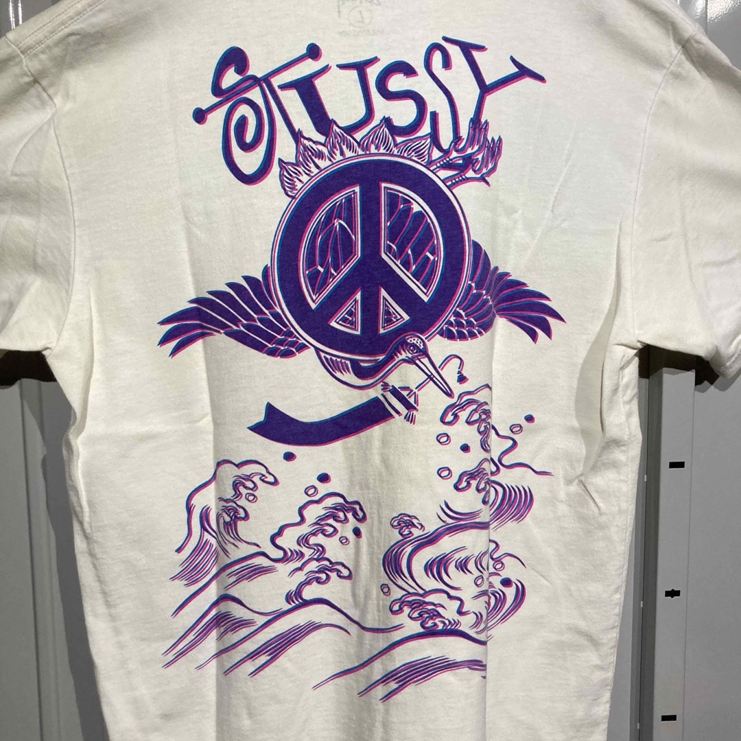 90s人気デザイン】Stussy オールドステューシー 両面プリントTシャツ-