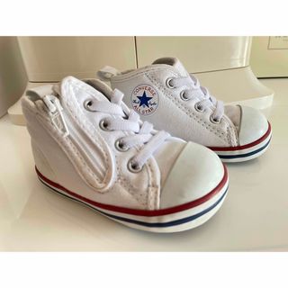 オールスター(ALL STAR（CONVERSE）)のキッズ　コンバース　ホワイト(スニーカー)