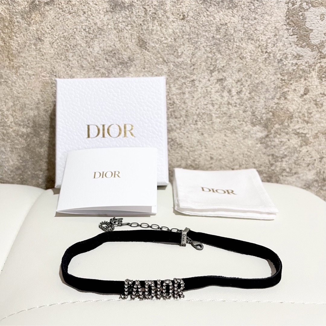 DIOR ディオール チョーカー Christian Dior ベロア