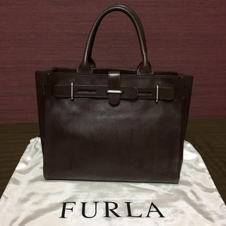 フルラ(Furla)のフルラ FURLA レザー ハンドバッグ レディース 茶 ブラウン(ハンドバッグ)