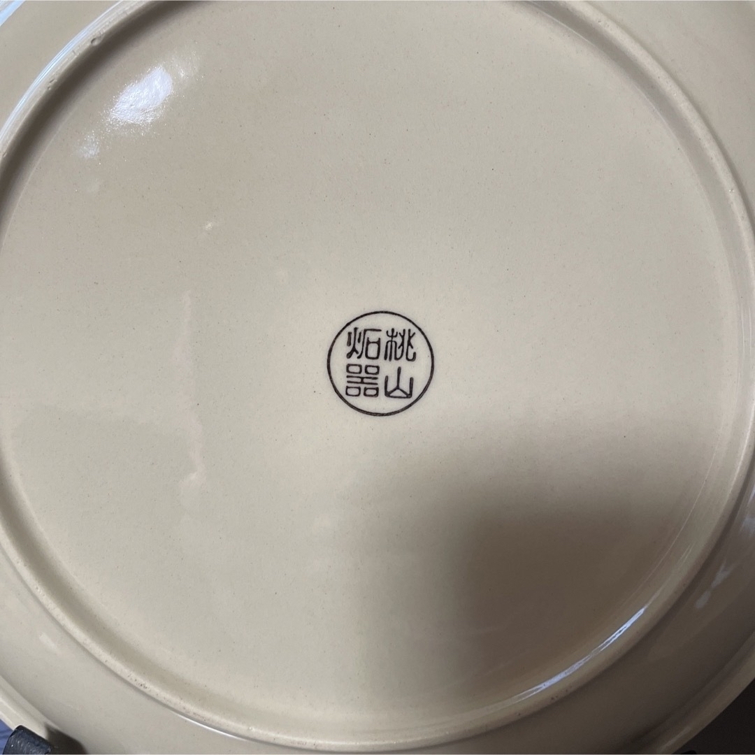 お値下げ❗️桃山炻器 桃山陶器 野菜柄プレート 大5枚 新品未使用❗️入手困難 6
